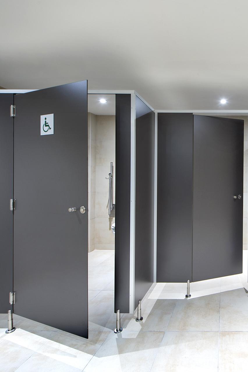 cabine de douche en hpl